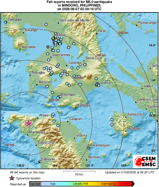 intensity map